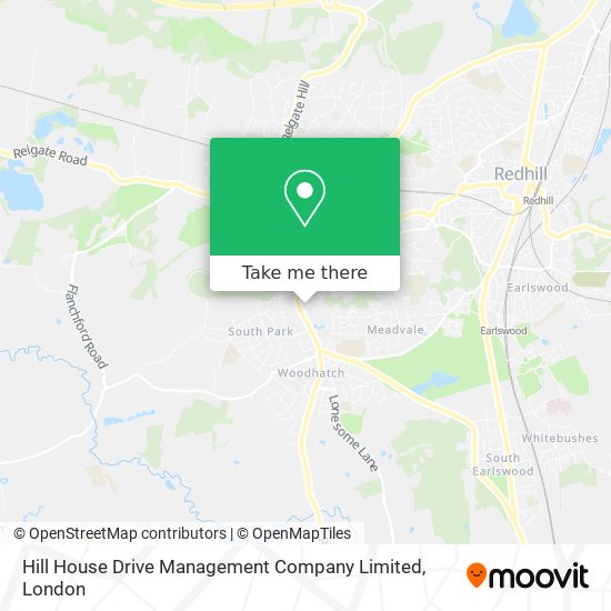 Hill House Drive Management Company Limited map