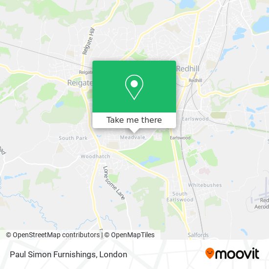 Paul Simon Furnishings map