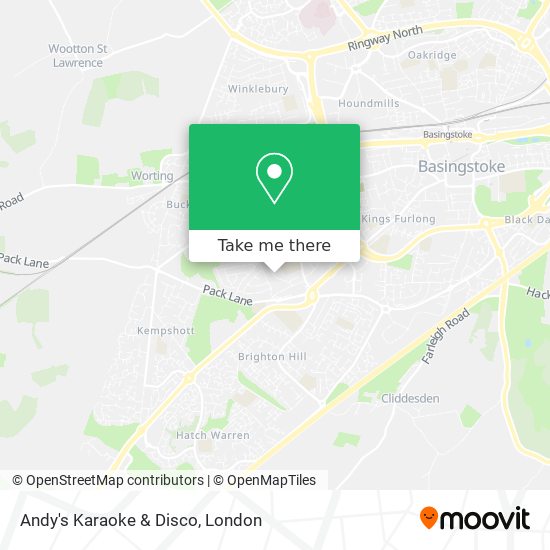 Andy's Karaoke & Disco map