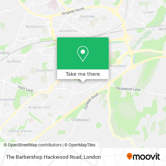 The Barbershop Hackwood Road map