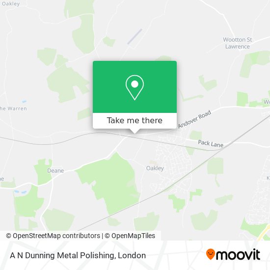 A N Dunning Metal Polishing map