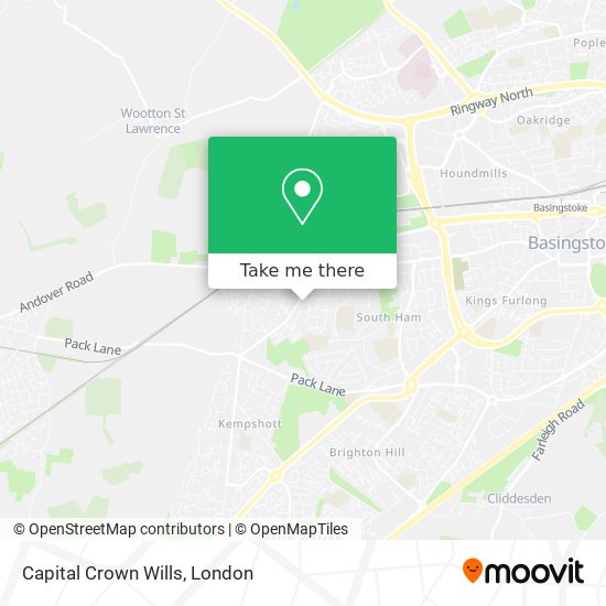 Capital Crown Wills map