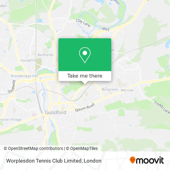 Worplesdon Tennis Club Limited map