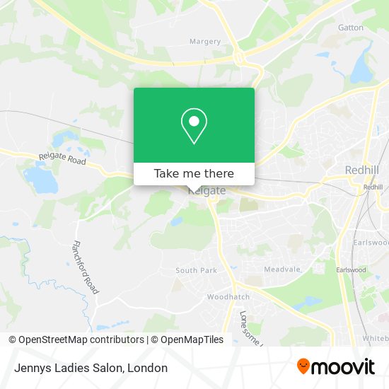 Jennys Ladies Salon map