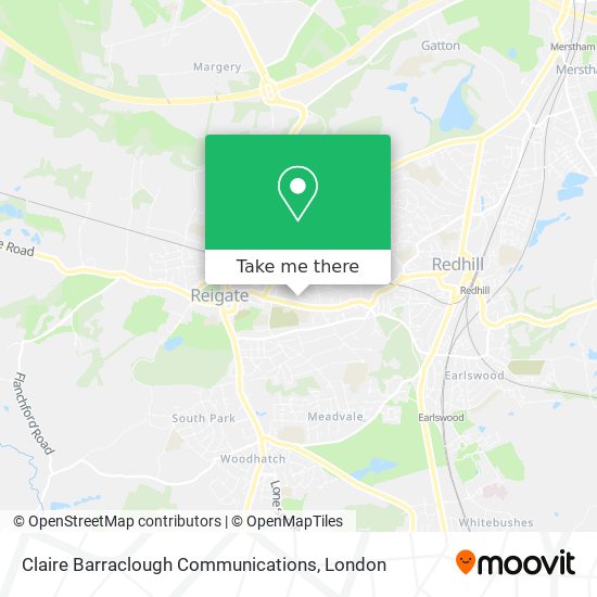 Claire Barraclough Communications map