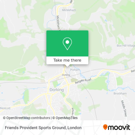 Friends Provident Sports Ground map