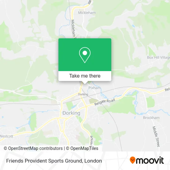Friends Provident Sports Ground map