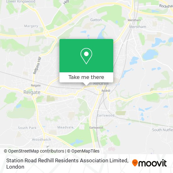 Station Road Redhill Residents Association Limited map