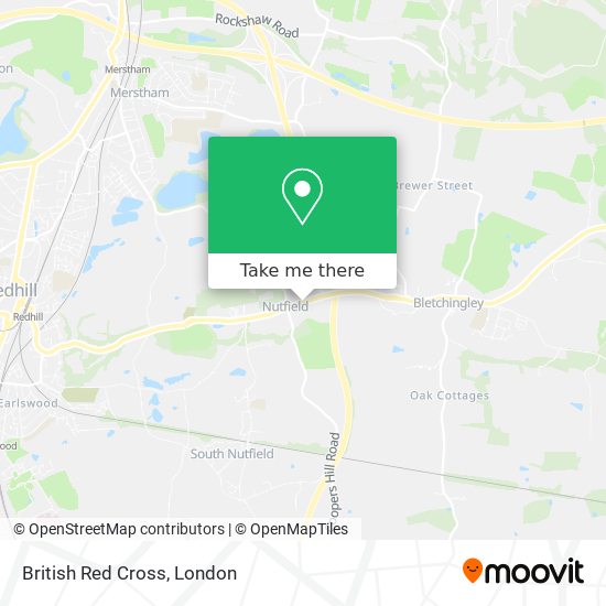British Red Cross map