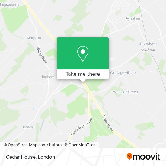 Cedar House map