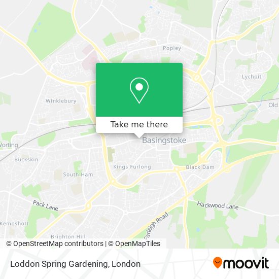 Loddon Spring Gardening map