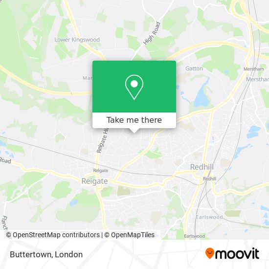 Buttertown map