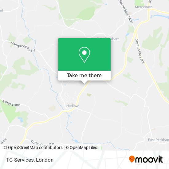 TG Services map