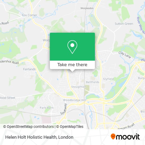 Helen Holt Holistic Health map