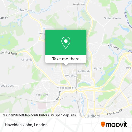 Hazelden, John map