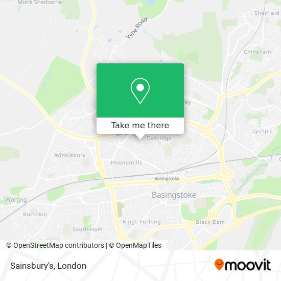 Sainsbury's map
