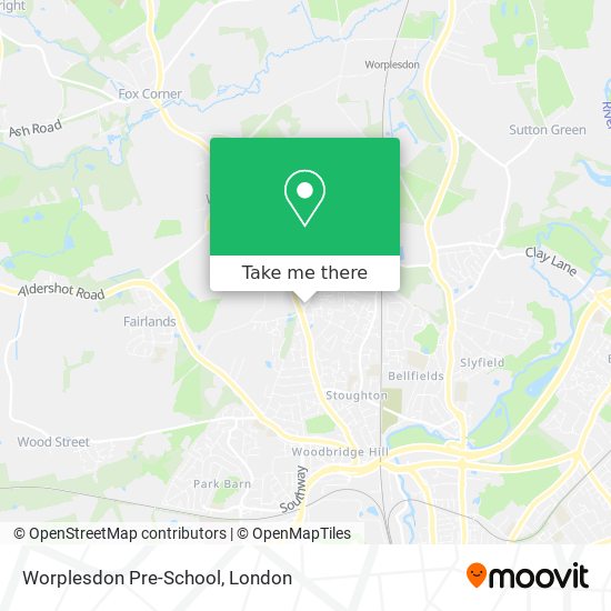Worplesdon Pre-School map