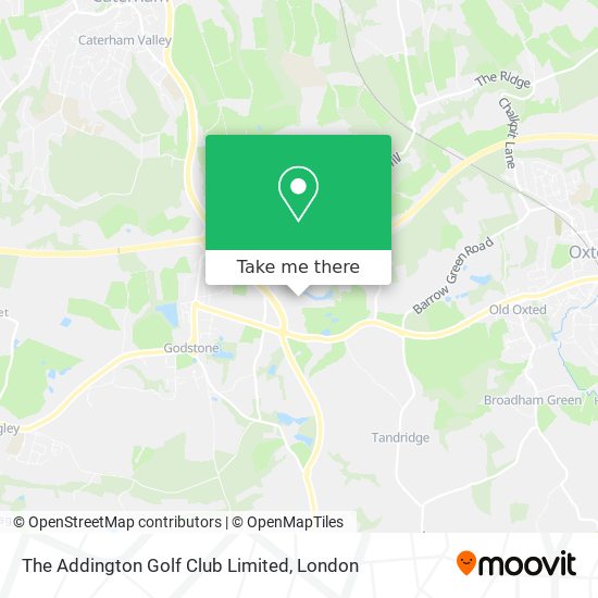 The Addington Golf Club Limited map