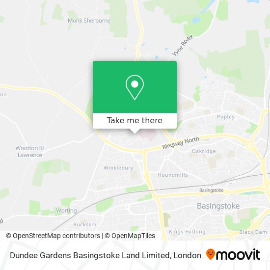 Dundee Gardens Basingstoke Land Limited map