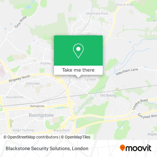 Blackstone Security Solutions map