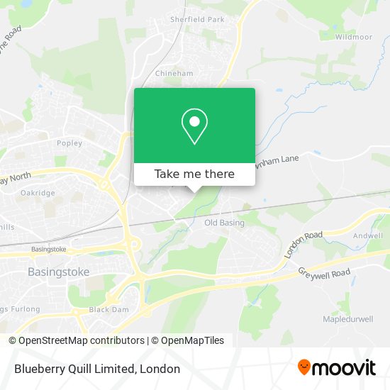 Blueberry Quill Limited map