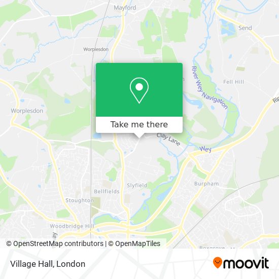 Village Hall map