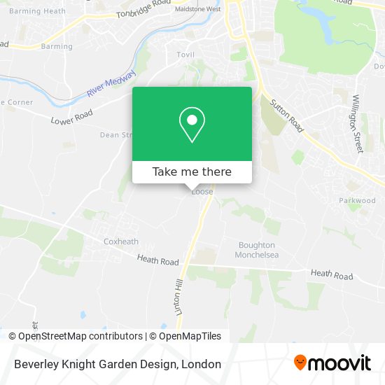 Beverley Knight Garden Design map