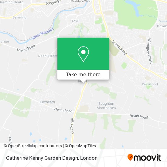 Catherine Kenny Garden Design map