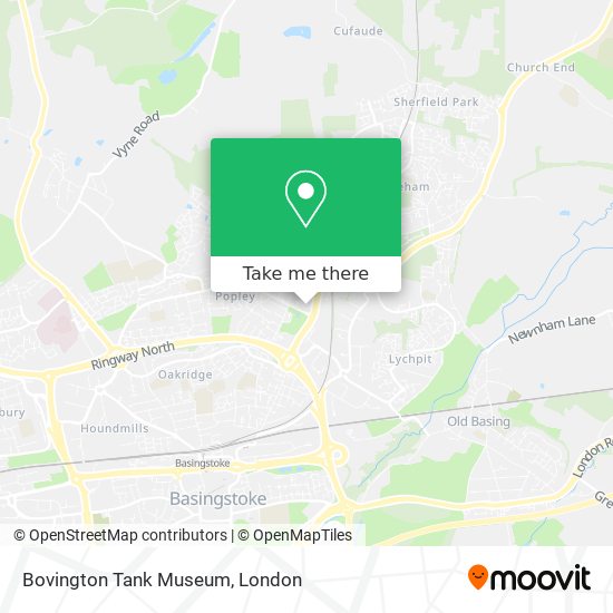 Bovington Tank Museum map