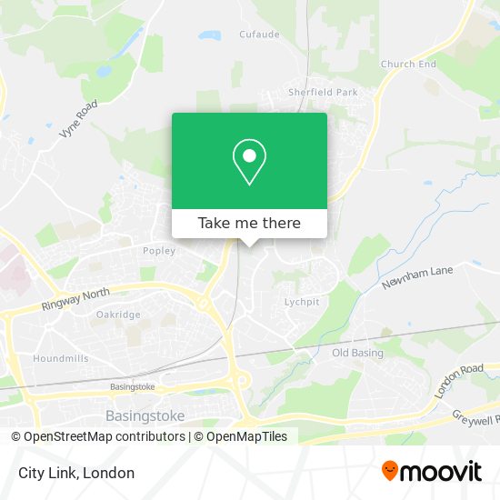 City Link map
