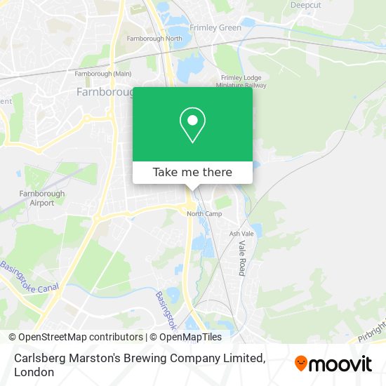 Carlsberg Marston's Brewing Company Limited map