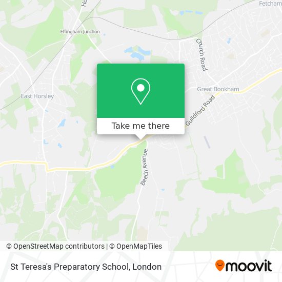 St Teresa's Preparatory School map