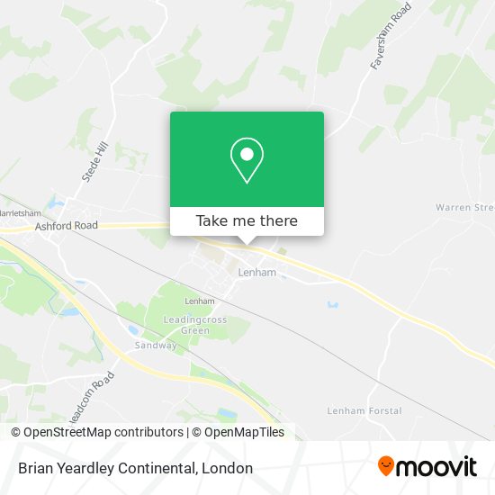 Brian Yeardley Continental map