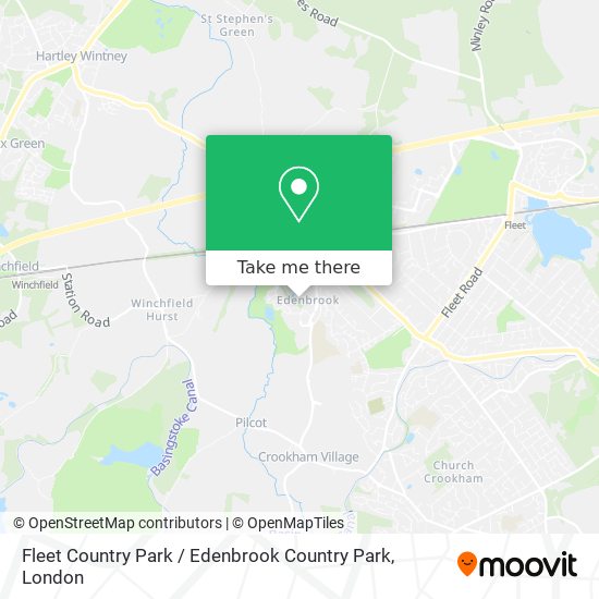 How to get to Fleet Country Park / Edenbrook Country Park in Hart by