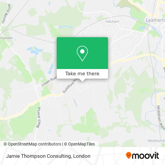 Jamie Thompson Consulting map
