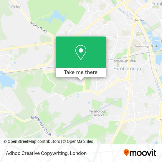 Adhoc Creative Copywriting map