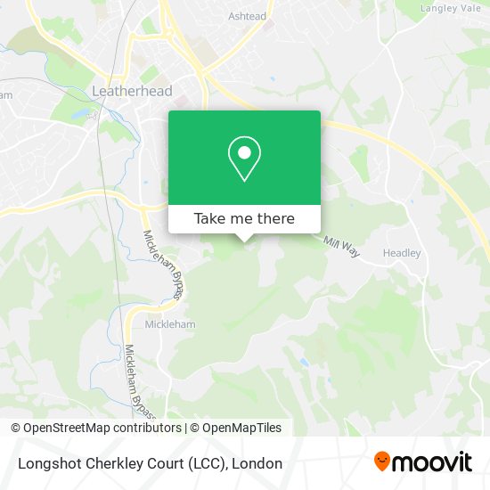 Longshot Cherkley Court (LCC) map