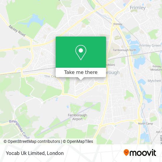 Yocab Uk Limited map