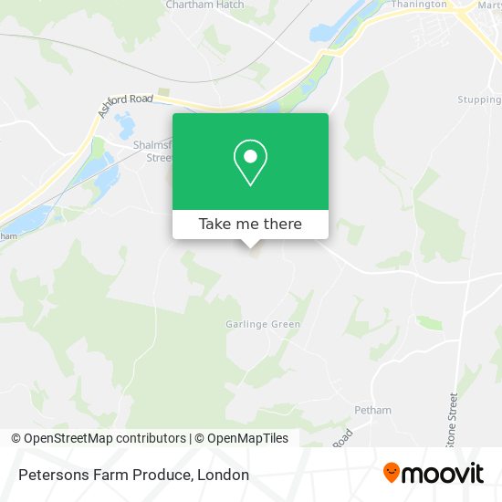 Petersons Farm Produce map