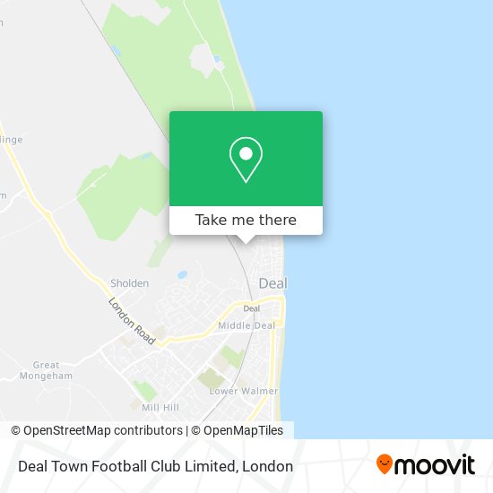 Deal Town Football Club Limited map