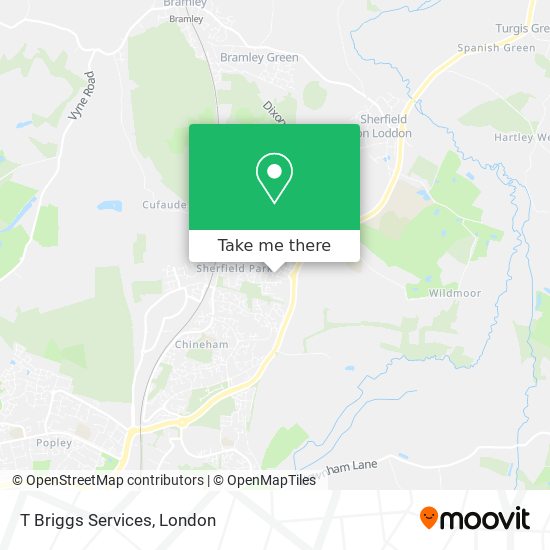 T Briggs Services map