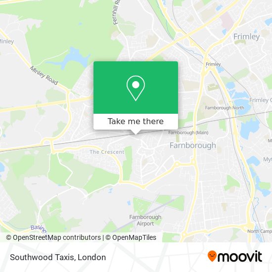 Southwood Taxis map