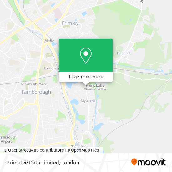 Primetec Data Limited map