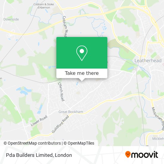 Pda Builders Limited map