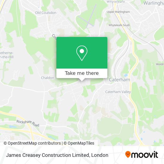 James Creasey Construction Limited map