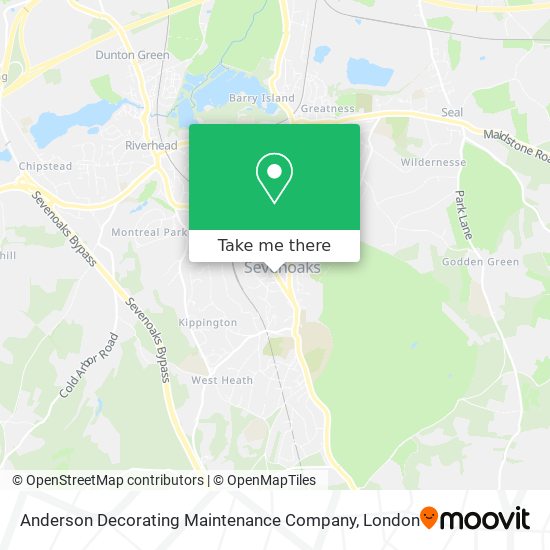 Anderson Decorating Maintenance Company map