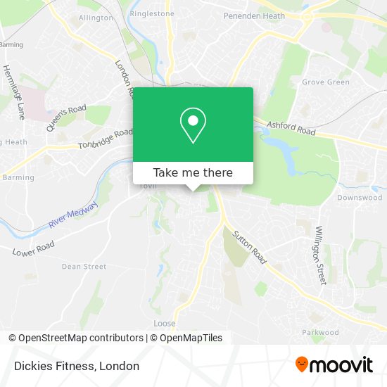 Dickies Fitness map