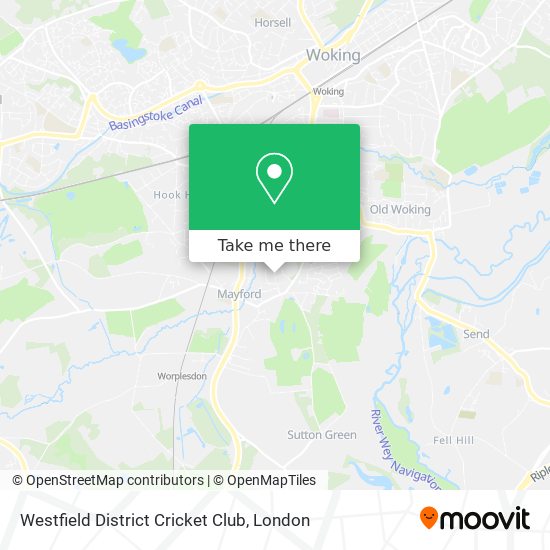 Westfield District Cricket Club map