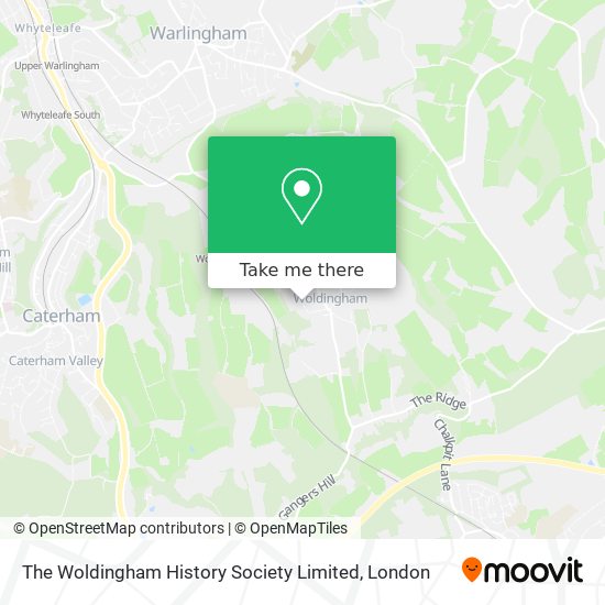 The Woldingham History Society Limited map