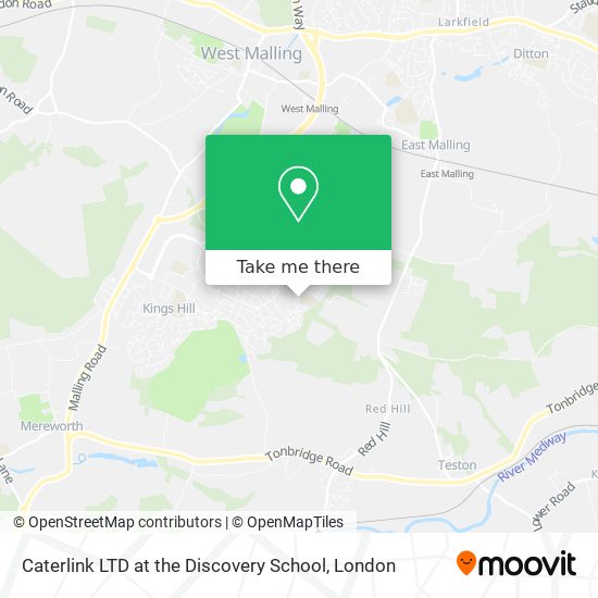 Caterlink LTD at the Discovery School map